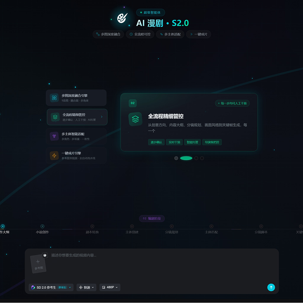 菁选灵创AI百科技术架构展示